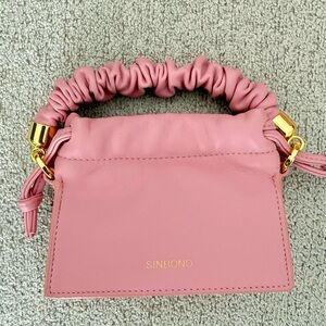 SINBONO Pink Mini Top Handle Bag – Ultra Tiny Statement Purse